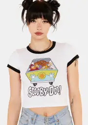 [Dolls Kill X Hanna Barbera] Mystery Machine Ringer Tee