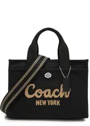 Coach Cargo 26 Logo-embroidered Canvas Tote - Black ONE SIZE
