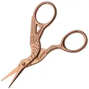 China Made Fatima Embroidery Scissors Finish Stainless Rose Gold Shape - 107720