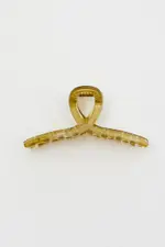 Green Twirl Claw Clip - Size ONE, Women's Hair Accessory