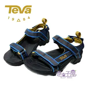 TEVA 童鞋 C Tanza 專利蜘蛛底 運動涼鞋 織帶涼鞋 [TV1093489CNAVY] 海軍藍【巷子屋】
