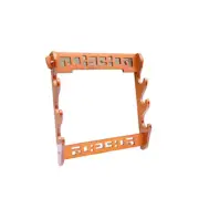 Bamboo Wall Mount Samurai Sword Katana Tanto Holder Stand Hollowing Rack 3 Tier