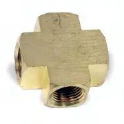 Brass Extruded Cross, 3/4″ FPT - Durable 4-Way Connection
