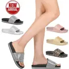 New Women’s Slides Sandals Rhinestone Glitter Fashion Platform Slipper