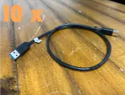 LOT 10 Dell Type-A To Type-B USB-3 Cable Assembly CTKVX NEW 2.2FT 0CTKVX