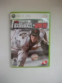 在飛比找Yahoo!奇摩拍賣優惠-XBOX360 美國職棒大聯盟 MLB 2K9 英文版