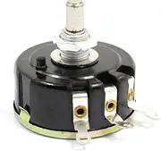 Aexit WX111 (Potentiometer) 030 2.2K Ohm 3W Watt Single Turn 3 Terminals Rotary Wire (66ry123qf220) Wound Potentiometer