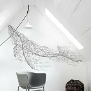 Geometric Whale Removable Wall Stickers