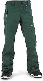[Volcom] Womens Plateau Snow Pants 2016, Midnight Green, S