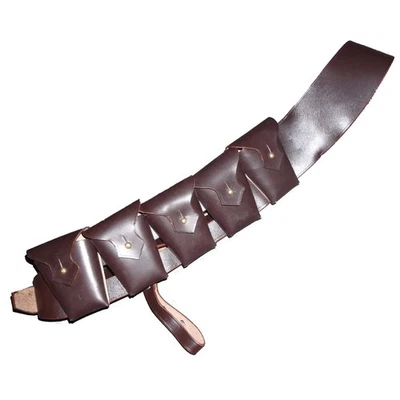 1903 Pattern Leather Five Pocket Bandolier for Jawa Costume H911
