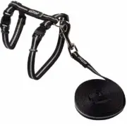 Rogz Alleycat Harness Lead Black