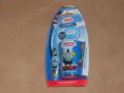 NEW, THOMAS TRAIN Brush Buddies 3-Piece Set Toothbrush with Cap & Rinsing Cup