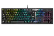 Corsair (CH-910D018-) K60 RGB Low Profile Mechanical Gaming Keyboard - Black, Low Profile Speed Switches