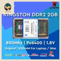 在飛比找蝦皮購物優惠-金士頓 DDR2 筆記本電腦內存 2GB PC 6400 8