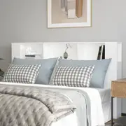 Headboard Cabinet White 180 cm vidaXL