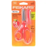 Fiskars 5 in. Kids Scissors Blunt Tip Safety-Edge Blade w/ Sheath