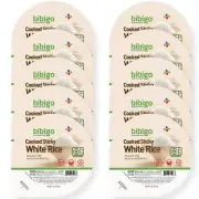 Cooked Sticky White Rice Bowls Medium Grain 7.4 oz, 12 ct Vegan Gluten Free