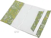 Gadpiparty Book Cover Flower Book Sleeve Protector Embroidered Book Sleeve Book Sleeve Fabric Floral Sleeves Covering Pattern Covers Text Book Sleeve for Paperbacks Washable Cloth