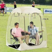 Sports Tent Instant Pop Up Tent Shelter with Sealed Floor Sun Shelter Clear B...