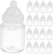 Zerodeko 20pcs Boxes Candy Box Shower Favors Candy Container Small Bottles Bulk Bottle for Shower Party Favors for Shower Candy Bin Bottle Candy Plastic White