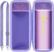 Storage Case Compatible with Ultimate Ears UE MEGABOOM 4 3 Portable Waterproof Bluetooth Speaker (Lilac Case)