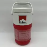 Marlboro Coleman 2 Qt 1/2 Gallon Thermos Cigarette Logo Vintage 90s Made in USA