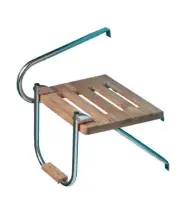 Whitecap 60902 Swim Platform Teak with Ladder for Outboard Boats