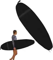 Surfboard Sock - Shortboard Pouch - Lightweight Protection Storage Carrier Sock with Drawstring for Men Women Shortboard Bodyboard