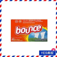 在飛比找Yahoo!奇摩拍賣優惠-Bounce 烘衣柔軟片 40片 防靜電烘衣紙 衣物柔軟 芳