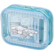 Sanrio Cinnamoroll Mini Travel Toiletry 5 pc Set, Toothbrush Comb Bottles