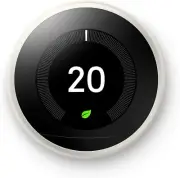 Google Nest T3007EF Wi-Fi Learning Thermostat - Stainless Steel