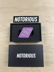 Notorious EDC NFG Worry Stone - Stonewashed Fuchsia Ano Ti - Limited!
