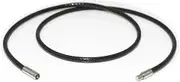 Glory Qin Leather Cord Chain Silk Rope Stainless Steel Rice Clasps Necklace Rope Chain for Jewelry Making