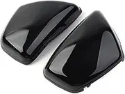Motorcycle Left Right Side Panel Battery Cover,for 700 Virago 1984-Up, for 750 Virago 1988-Up, for 1000 Virago 1984-Up, for 1100 Virago 1986-Up, Black Motorcycle Battery Side Cover