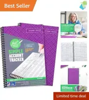 Standard Edition Check Register & Debit Card Ledger - 2600 Entry Lines, 2 Pcs