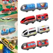 New Design Toys Train Wooden Train Track Battery Operated Compatible With Brio