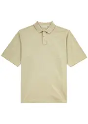 Stone Island Ghost Piece Logo-print Cotton Polo Shirt - Beige - XL XL