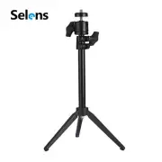 Selens Foldable Mini Tabletop Tripod Stand w/ Ball Head For Camera Flash 47cm