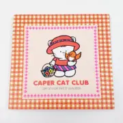 Vintage Fancy 1991 Caper Cat Club Memo Pad Note Book Notebook Writing Paper 90s