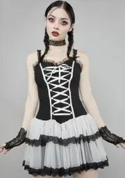 [Widow] Ivory Bring Me To Life Corset Dress