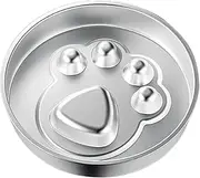 Dog Slow Feeder Bowl - Paw Stainless Steel Dog Bowl Slow Feeder | Anti Choking Pet Bowl | Slow Eating Dog Bowl Food Dish | Interactive Feeding Supplies for Small Large Breed Bloat Stop