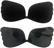 [Seenew] Strapless Bra Sticky Backless Bra Self Adhesive Bra Invisible Push up Bra Silicone Bra for Women
