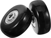FUNOMOCYA 2pcs Luggage Suitcase Replacement Wheels Inline Skate Replacement Wheels for Luggage