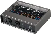 USB Audio Interface for PC with Touch Model, Audiobox Mic Preamps 16 Bit/48 Khz
