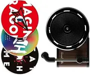 Car Diffuser - 5.6 * 5.5 * 4 Cm Car Fragrance Diffuser in The Shape of A Record Player,Record Player Car Air Freshener with 3 Aromatherapy Tablets,Miniature Record Player Shape Car Smell Diffuser,