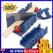 NEW Mitre Saw Box Woodworking Clamping Hand Mitre Box 45° 90° Angle Slot