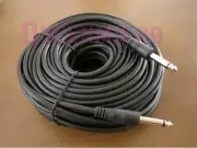 100Ft Mono 1/4" 6.3mm Male Guitar Amplifier Audio PA Instrument Headphone Cable