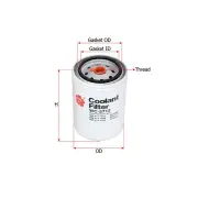 Sakura Coolant Filter for Cummins Marine QSM11 290 350 400 450 602 705HP 136mm