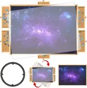 1500 Piece Puzzle Board Game Table Rotating Puzzle Board with Drawers Jigsaw Puz