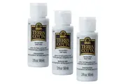 3x Plaid FolkArt Terra Cotta 59ml Acrylic Art Paint Sea Frost Textured Finish